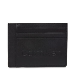 Kreditinių kortelių dėklas Calvin Klein Set Id Cardholder K50K509971 Juoda