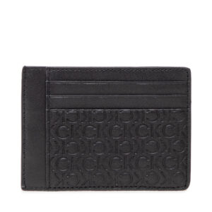 Kreditinių kortelių dėklas Calvin Klein Subtle Mono Id Cardholder K50K509618 Juoda