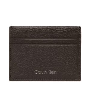 Kreditinių kortelių dėklas Calvin Klein Warmth Cardholder 6Cc K50K507389 Ruda