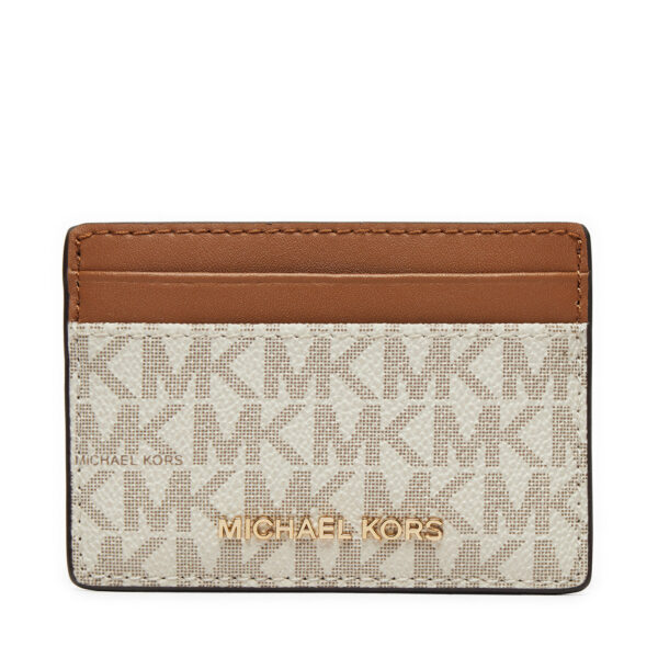 Kreditinių kortelių dėklas MICHAEL Michael Kors 32F1GJ6D0B Écru