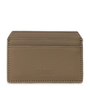 Kreditinių kortelių dėklas Rains Card Holder 16240 Chaki