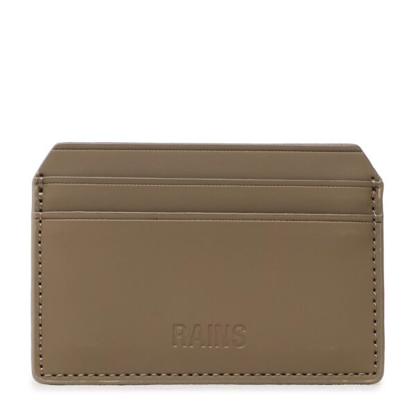 Kreditinių kortelių dėklas Rains Card Holder 16240 Chaki