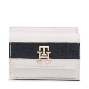 Kreditinių kortelių dėklas Tommy Hilfiger Iconic Cc Stripe AW0AW14641 Balta