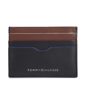 Kreditinių kortelių dėklas Tommy Hilfiger Th Prep Cc Holder AM0AM11403 Juoda