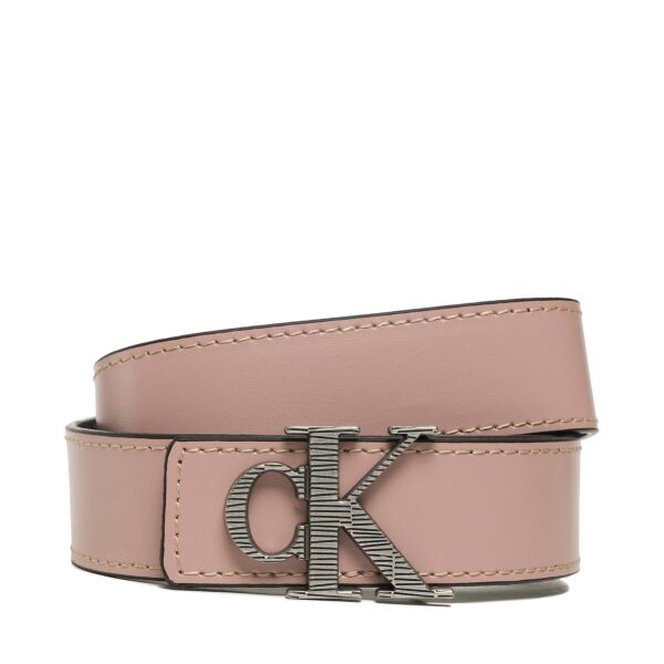 Moteriškas Diržas Calvin Klein Jeans Mono Hardware Leather Belt 30mm K60K610364 Rožinė