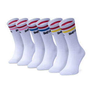 Moteriškų ilgų kojinių komplektas (3 poros) Impala Stripe Sock 3 Pack IM787000 Balta