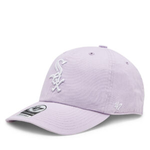 Kepurės vyrams, Kepurė su snapeliu 47 Brand Mlb Chicago White Sox ’47 Clean Up W/No Loop Label B-NLRGW06GWS-YX Violetinė