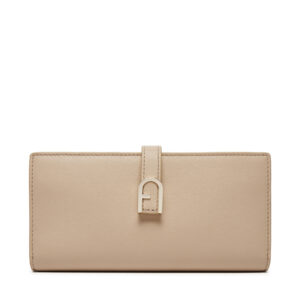 Piniginės moterims, didelė moteriška piniginė Furla Flow Continental Bifold WP00402 BX2045 8E000 Smėlio