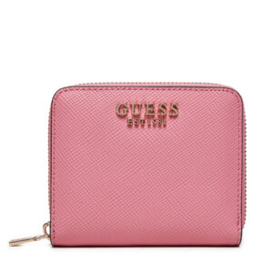 Piniginės moterims, maža moteriška piniginė Guess Laurel (XG) Wallets SWXG85 00370 Rožinė