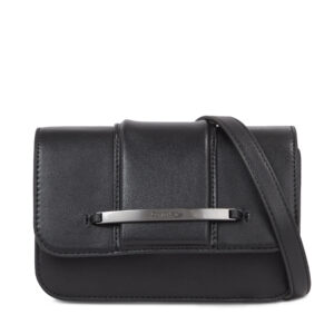 Rankinės per petį, Rankinė Calvin Klein Bar Hardware Crossbody K60K611078 Juoda