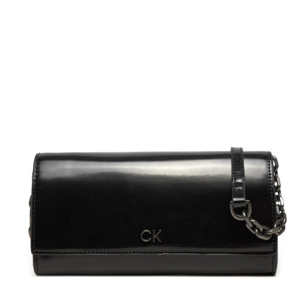 Rankinės per petį, Rankinė Calvin Klein Ck Daily Lg Trifold K60K612423 Juoda