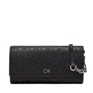 Rankinės per petį, Rankinė Calvin Klein Ck Daily Lg Trifold K60K612424 Juoda