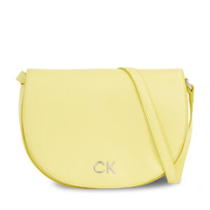 Rankinės per petį, Rankinė Calvin Klein Ck Daily Saddle Bag Pebble K60K611679 Geltona