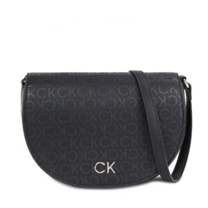 Rankinės per petį, Rankinė Calvin Klein Ck Daily Saddle Bag_Epi Mono K60K611879 Juoda