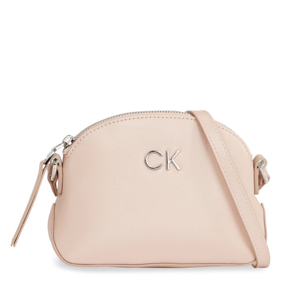 Rankinės per petį, Rankinė Calvin Klein Ck Daily Small Dome_Pearlized K60K611880 Pilka