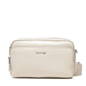 Rankinės per petį, Rankinė Calvin Klein Ck Must Camera Bag Lg Saffiano K60K609888 Smėlio