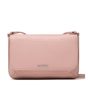 Rankinės per petį, Rankinė Calvin Klein Ck Must Crossbody Epi Mono K60K610633 Rožinė