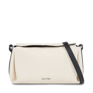 Rankinės per petį, Rankinė Calvin Klein Gracie Mini Bag_Canvas K60K611754 Écru