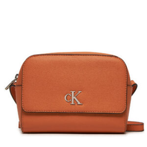 Rankinės per petį, Rankinė Calvin Klein Jeans Minimal Monogram Camera Bag18 K60K612234 Ruda