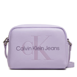 Rankinės per petį, Rankinė Calvin Klein Jeans Sculpted Camera Bag18 Mono K60K612220 Violetinė