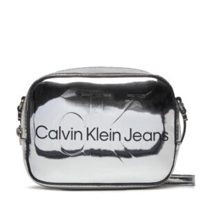 Rankinės per petį, Rankinė Calvin Klein Jeans Sculpted Camera Bag18 Mono S K60K611858 Sidabrinė