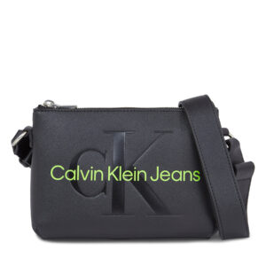 Rankinės per petį, Rankinė Calvin Klein Jeans Sculpted Camera Pouch21 Mono K60K610681 Juoda