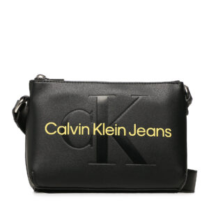 Rankinės per petį, Rankinė Calvin Klein Jeans Sculpted Camera Pouch2I Mono K60K610681 Juoda