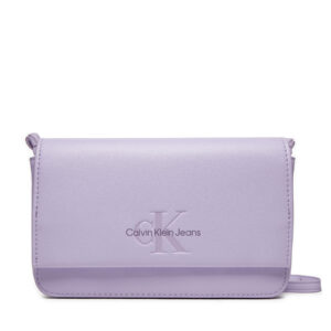 Rankinės per petį, Rankinė Calvin Klein Jeans Sculpted Ew Flap K60K612375 Violetinė