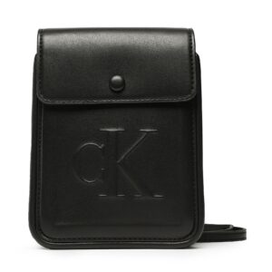 Rankinės per petį, Rankinė Calvin Klein Jeans Sculpted Ns Phone Cb Pipping K60K610352 Juoda