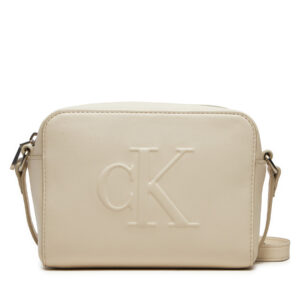 Rankinės per petį, Rankinė Calvin Klein K60K612726 Écru