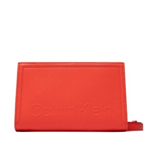 Rankinės per petį, Rankinė Calvin Klein Minimal Hardware Crossbody K60K609846 Koralų