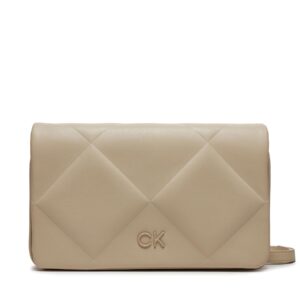 Rankinės per petį, Rankinė Calvin Klein Quilt K60K611759 Smėlio