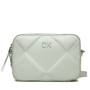 Rankinės per petį, Rankinė Calvin Klein Quilt K60K611891 Žalia