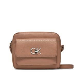 Rankinės per petį, Rankinė Calvin Klein Re-Lock Camera Bag_Epi Mono K60K611565 Rožinė