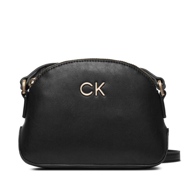 Rankinės per petį, Rankinė Calvin Klein Re-Lock Seasonal Crossbody Sm K60K611445 Juoda