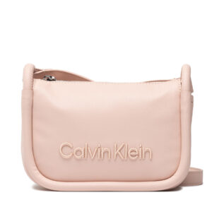 Rankinės per petį, Rankinė Calvin Klein Resort Camera Bag K60K609639 Rožinė