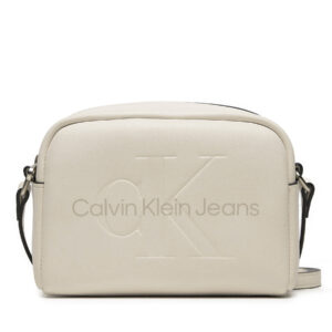 Rankinės per petį, Rankinė Calvin Klein Sculpted K60K612220 Écru