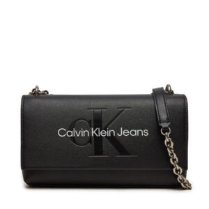 Rankinės per petį, Rankinė Calvin Klein Sculpted K60K612221 Juoda