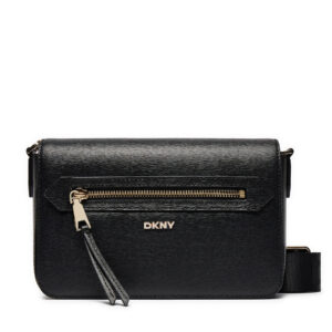 Rankinės per petį, Rankinė DKNY Bryant Ave Md Flap C R42E3E21 Juoda