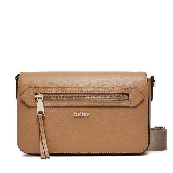 Rankinės per petį, Rankinė DKNY Bryant Ave Md Flap C R42E3E21 Ruda