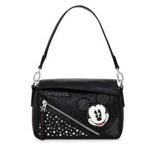 Rankinės per petį, Rankinė Desigual Mickey Studstyle Phuk 24WAXP71 Juoda