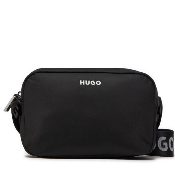 Rankinės per petį, Rankinė Hugo Bel Crossbody-N 50511905 Juoda