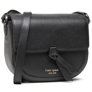 Rankinės per petį, Rankinė Kate Spade Md Saddle Bag PXR00507 Juoda