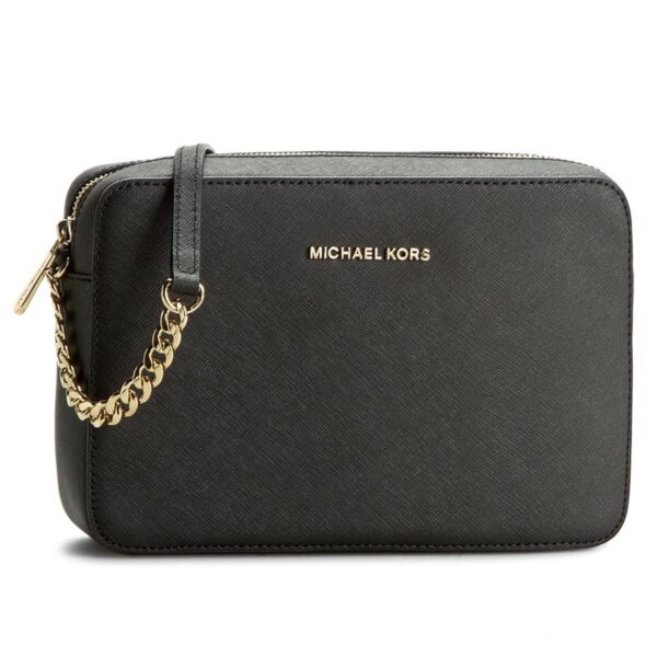 Rankinės per petį, Rankinė MICHAEL Michael Kors Crossbodies 32S4GTVC3L Juoda