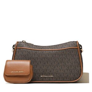 Rankinės per petį, Rankinė MICHAEL Michael Kors Jet Set 32S3GJ6C8B Ruda