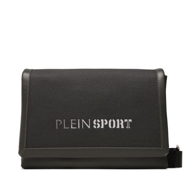 Rankinės per petį, Rankinė Plein Sport Crossover With Flap Causeway 2110067 Pilka