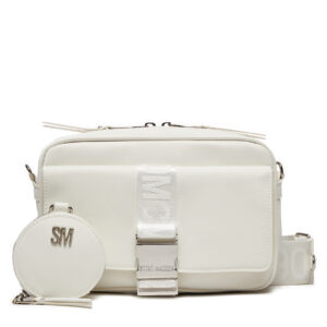 Rankinės per petį, Rankinė Steve Madden Bworthy SM21000012-02002-WHT Balta