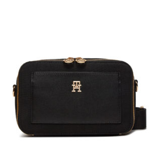 Rankinės per petį, Rankinė Tommy Hilfiger Distinct Camera Bag AW0AW16303 Juoda