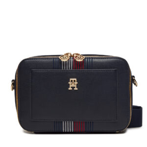 Rankinės per petį, Rankinė Tommy Hilfiger Distinct Camera Bag Corp AW0AW16712 Tamsiai mėlyna