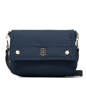 Rankinės per petį, Rankinė Tommy Hilfiger My Tommy Shoulder Bag AW0AW12015 Tamsiai mėlyna